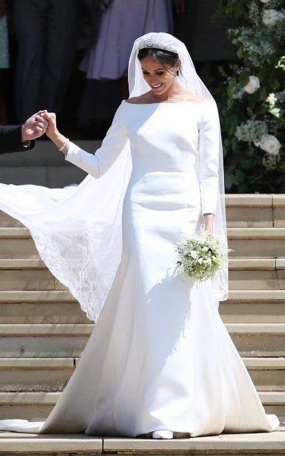 megan markle wedding gown by givenchy|meghan markle wedding gowns.